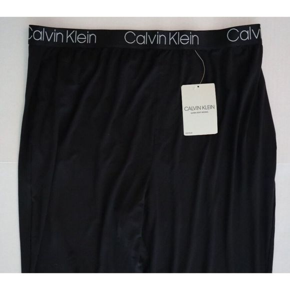 Calvin Klein NM1662001 Men's Sz L Black Ultra-Soft Modal Lounge Pants - Picture 4 of 5